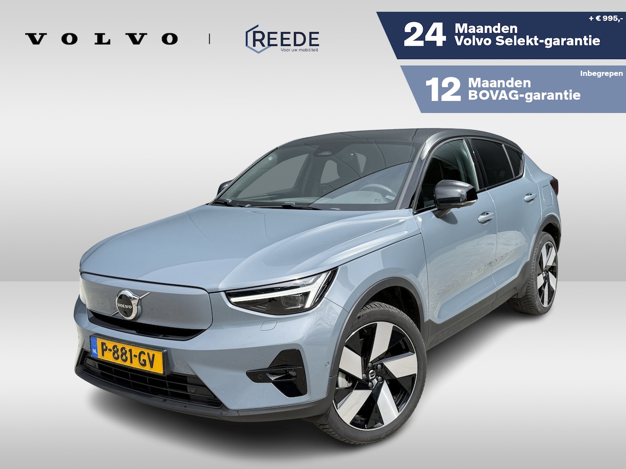 Volvo C40 - Recharge Twin Intro Edition 78 kWh | 20 inch | Trekhaak | Extra getint glas achter - AutoWereld.nl