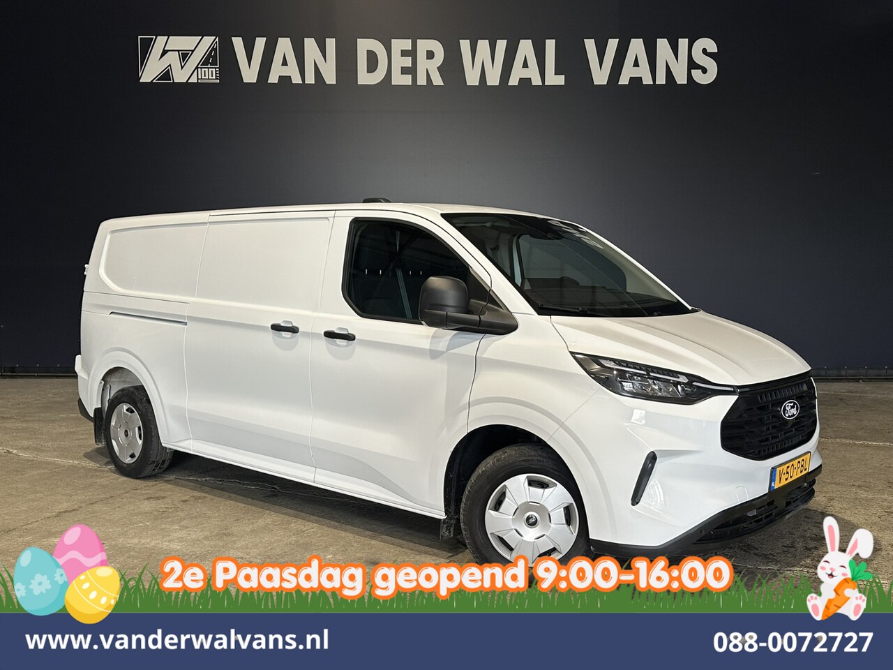 Ford Transit Custom - 2.0 TDCI 136pk L2H1 Euro6 Airco | Camera | Apple Carplay | LED | Cruisecontrol | Verwarmde - AutoWereld.nl