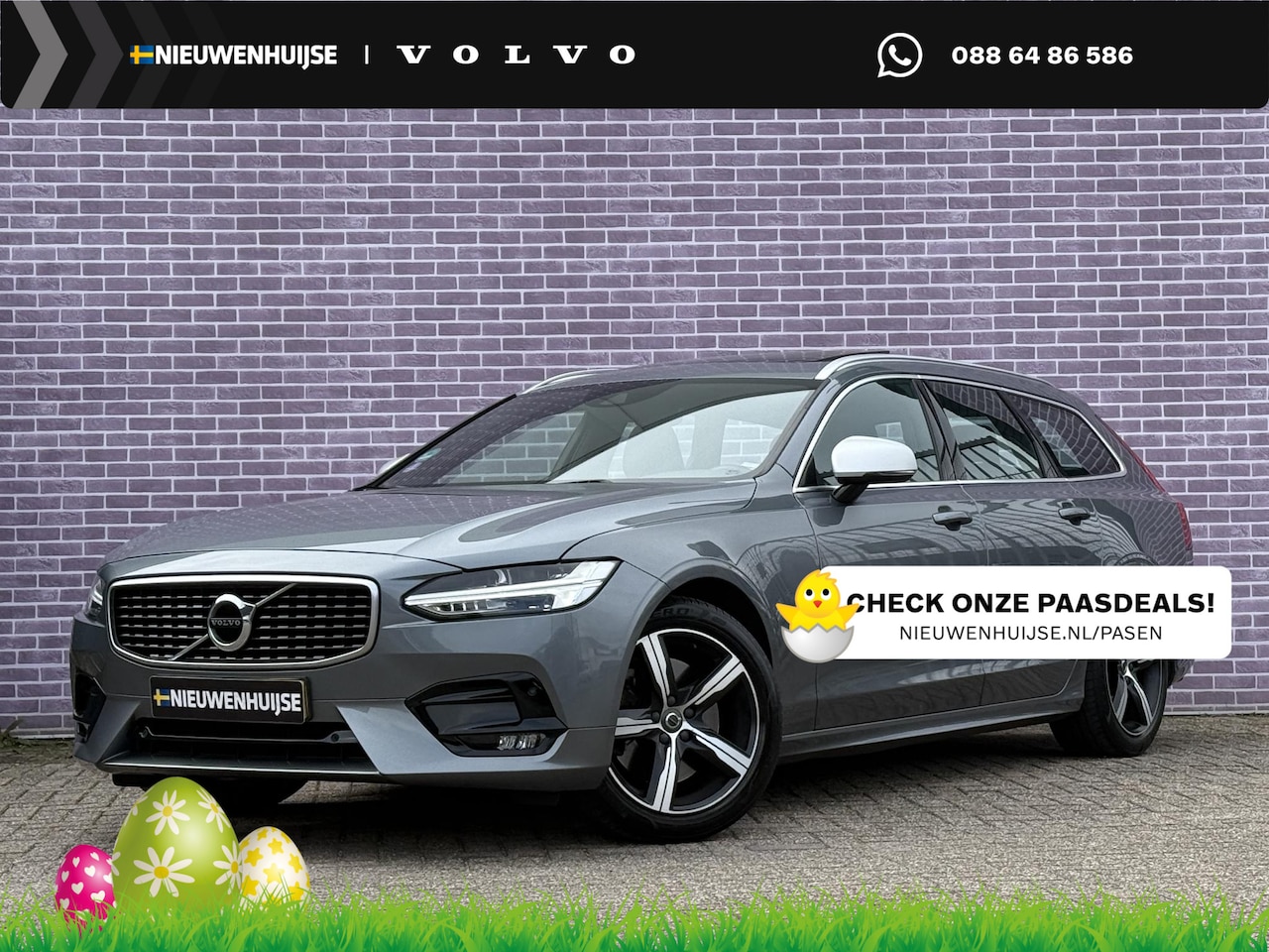 Volvo V90 - 2.0 T4 Business Sport | Polestar optimalisatie | Camera | Adaptieve cruise control | stoel - AutoWereld.nl