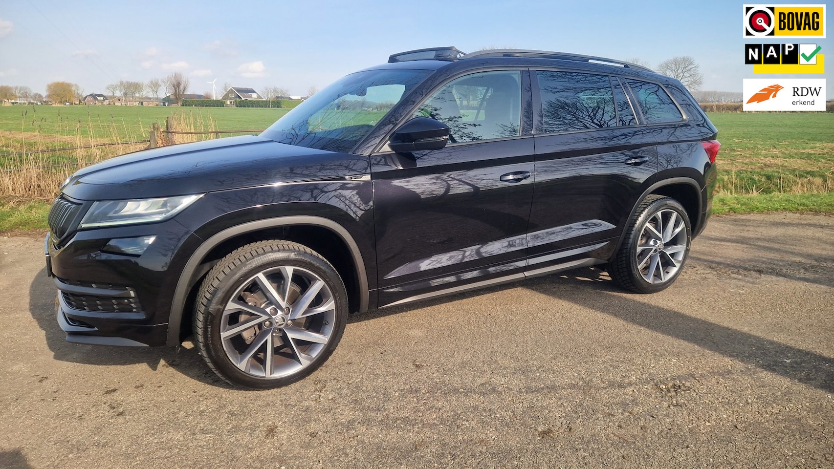 Skoda Kodiaq - 1.5 TSI Sportline Business 7p. 1.5 TSI Sportline Business 7pers. pano, 1eig - AutoWereld.nl