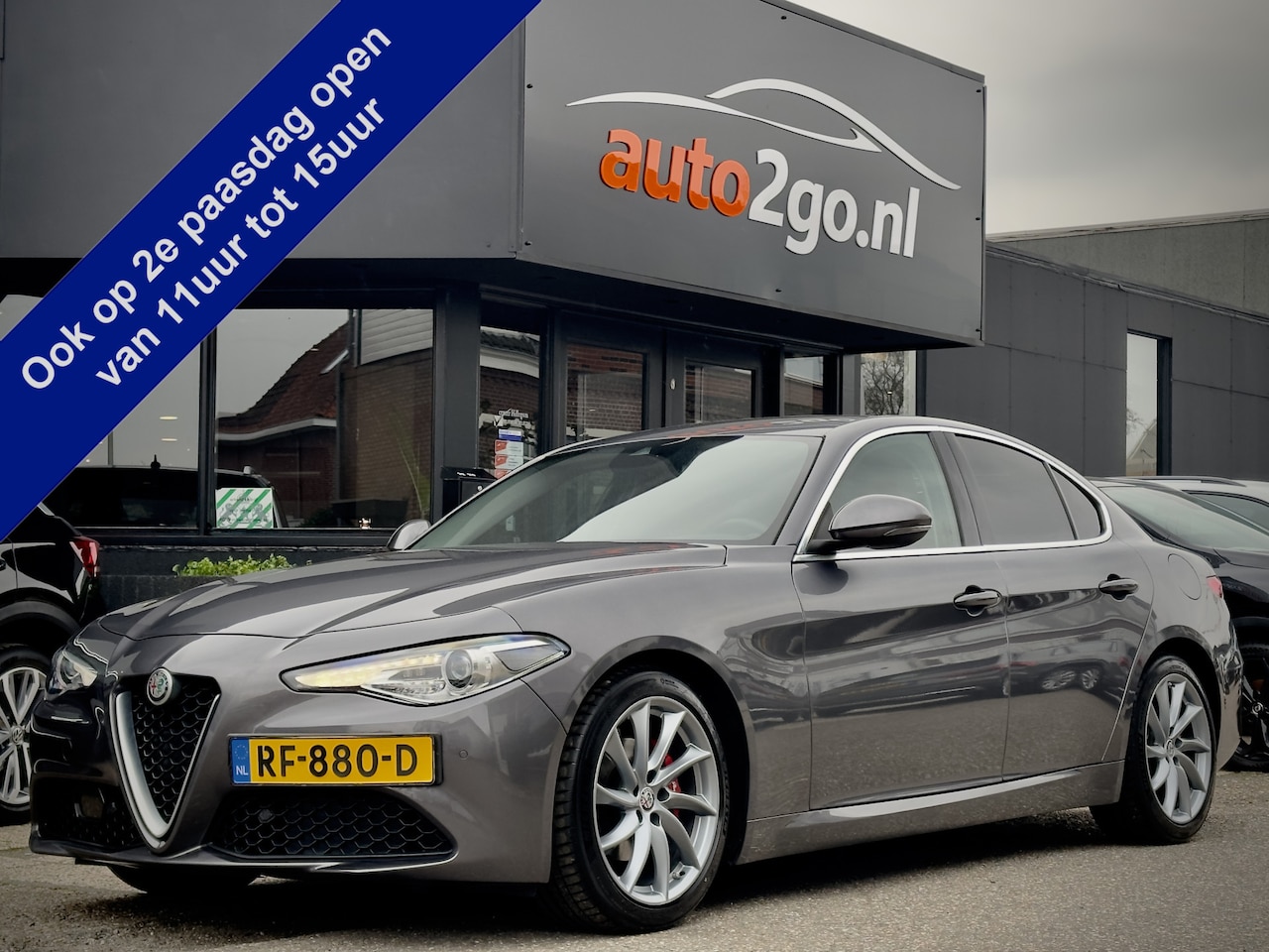 Alfa Romeo Giulia - 2.2 AUT8 SUPER 180PK LEDER NAVI AIRCO LED LMV PDC - AutoWereld.nl