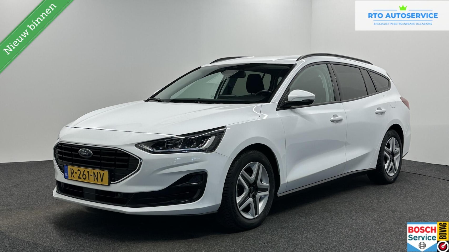 Ford Focus Wagon - 1.0 EcoBoost Hybrid Connected CARPLAY TREKHAAK CRUISE NAVI LM. - AutoWereld.nl