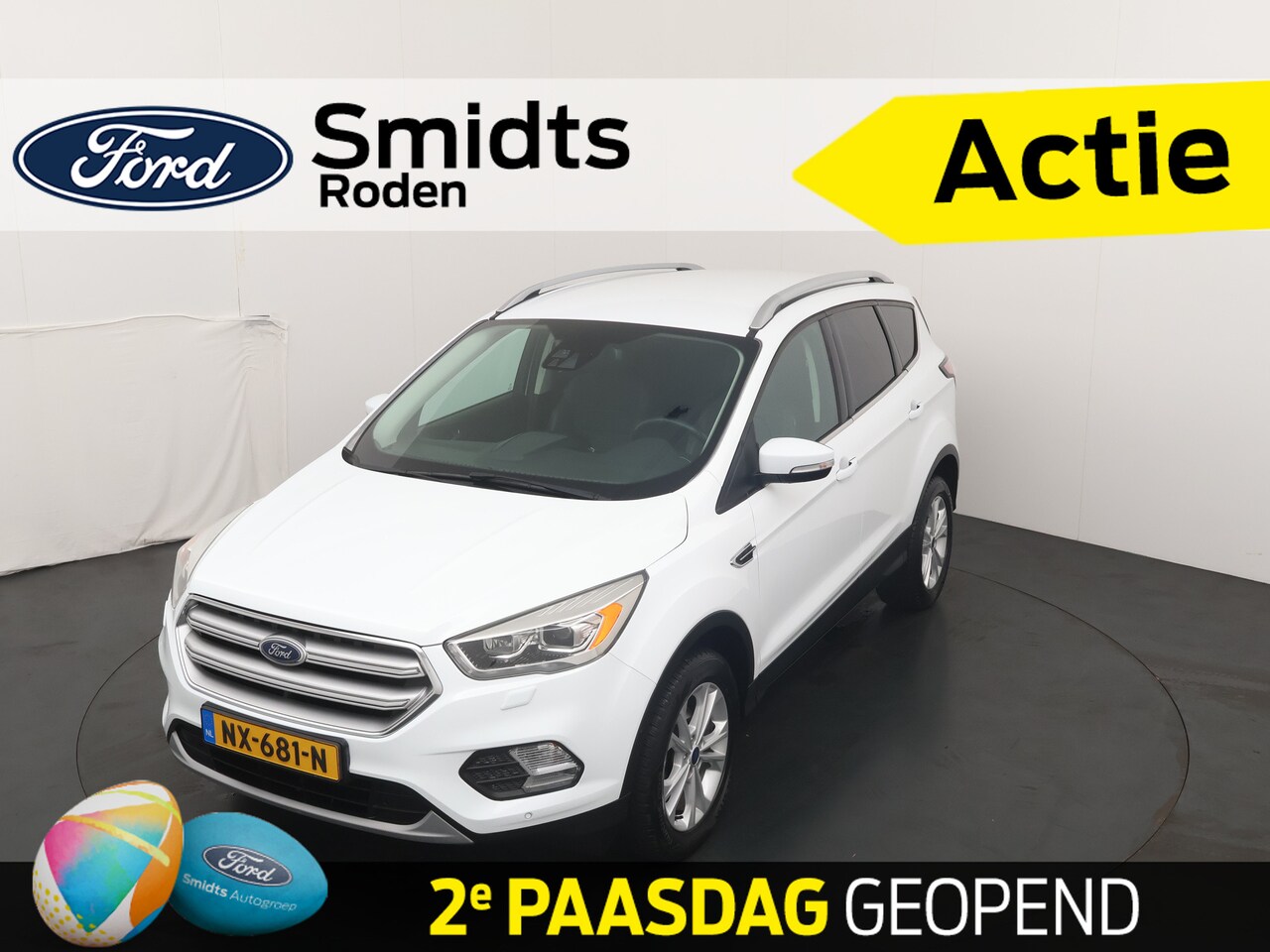 Ford Kuga - 1.5 120PK EcoBoost Titanium | Half leder | Trekhaak | 1.800KG | Winter pack | PDC | Naviga - AutoWereld.nl