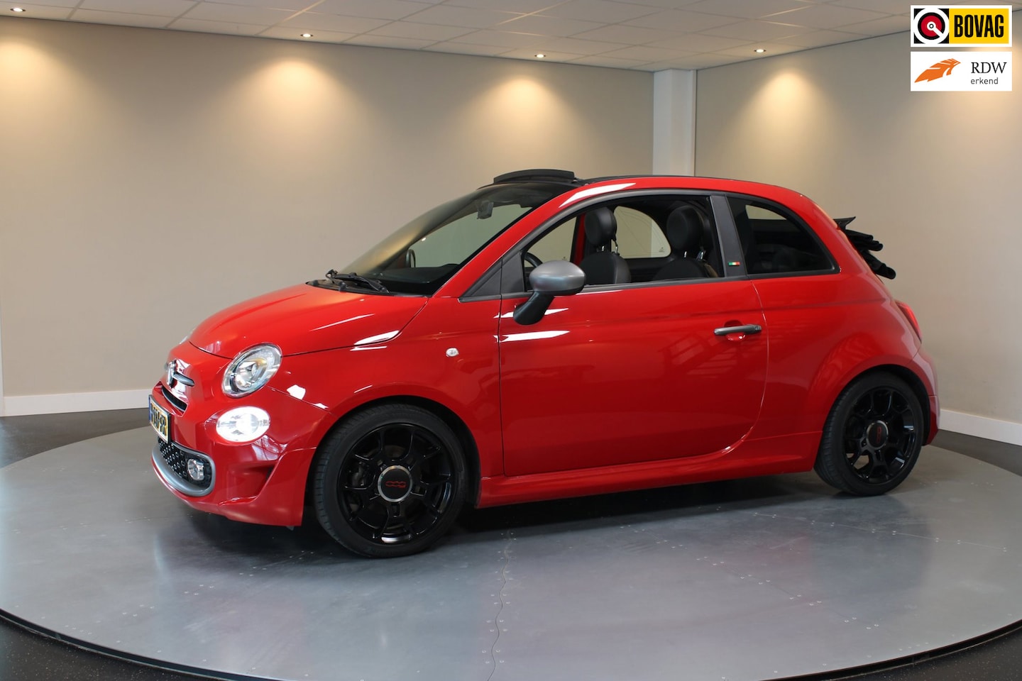 Fiat 500 C - 1.2 S *Sport Cabrio* Distr.riem VV|Carplay|Verlaagd|500s|Cruise - AutoWereld.nl