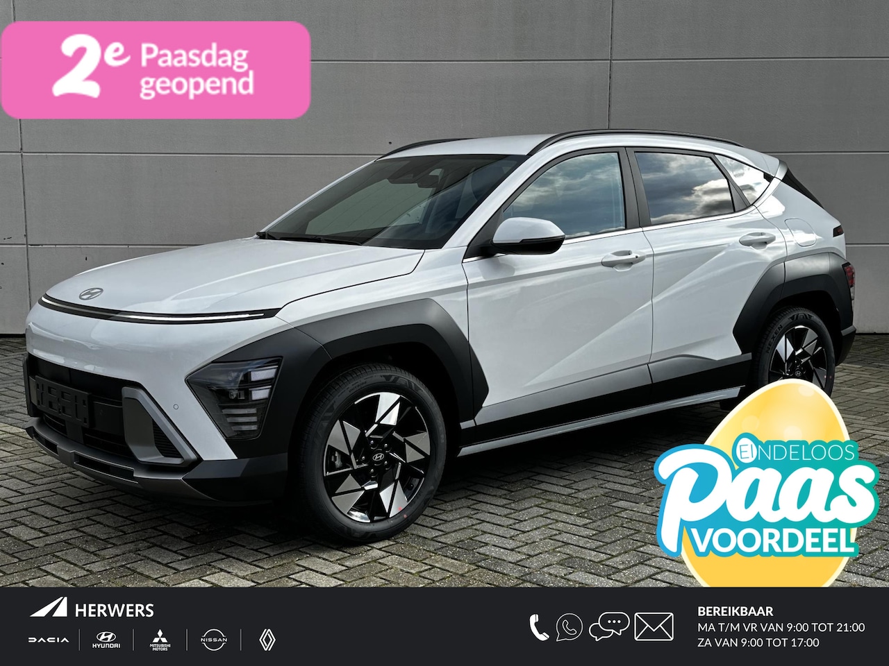 Hyundai Kona - 1.6 GDI HEV Comfort Smart ** Nu met  € 2.500 Voordeel ** Nieuw uit voorraad leverbaar ** - AutoWereld.nl