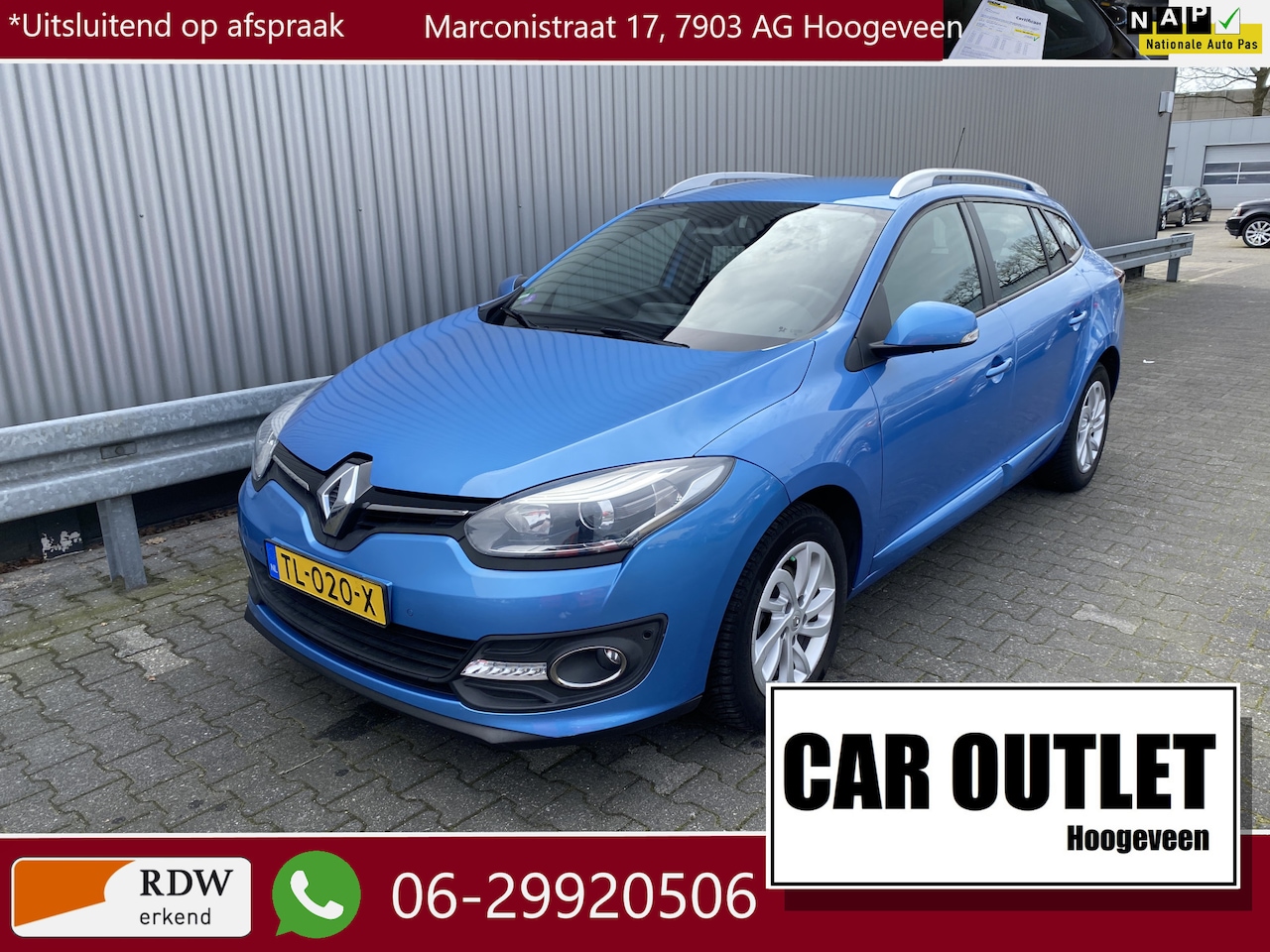 Renault Mégane Estate - 1.2 TCe Bose Clima, CC, Navi, PDC, LM, Afn.Trekh, nw. APK – Inruil Mogelijk – - AutoWereld.nl