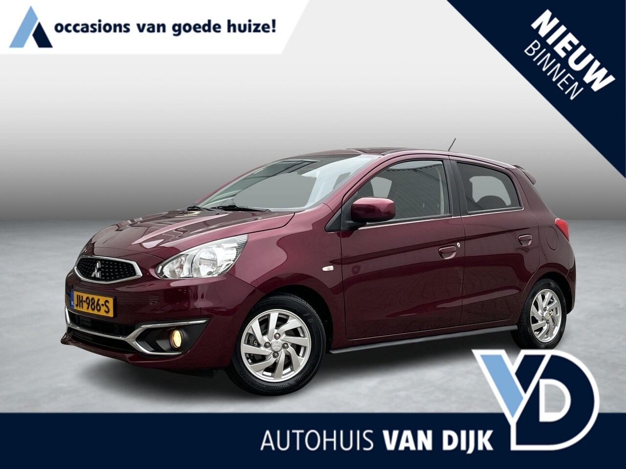 Mitsubishi Space Star - 1.0 Intense | NL Auto/1e Eig./Airco/LM Velgen/Achterspoiler/El. Ramen/Privacy Glass - AutoWereld.nl