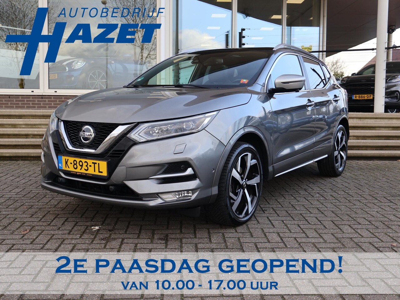 Nissan Qashqai - 1.3 DIG-T TEKNA+ PANORAMA | LEDER | 360 CAMERA | ADAPTIVE CRUISE | BOSE | STOELVERW. | 19 - AutoWereld.nl