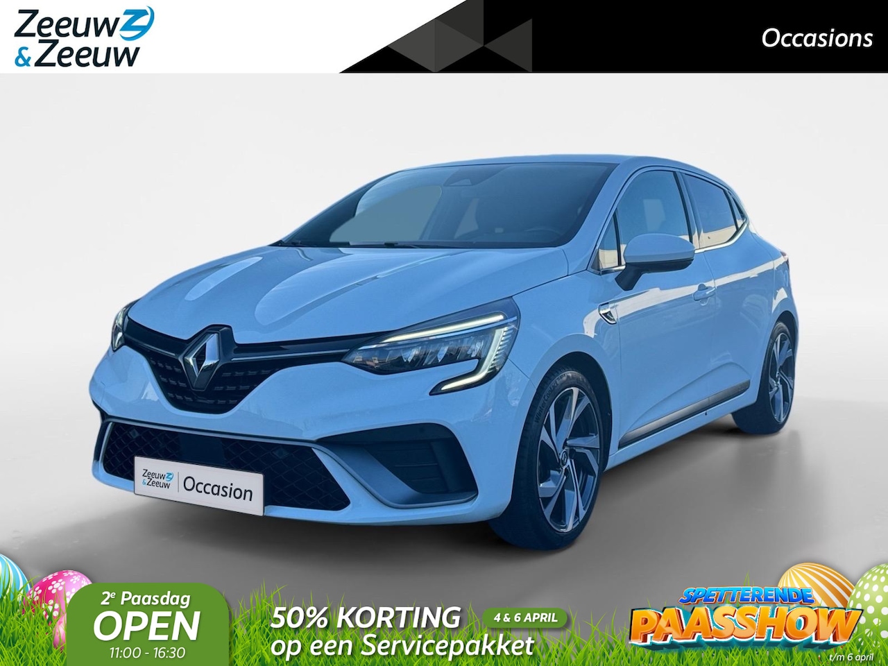Renault Clio - 140PK E-Tech Hybrid R.S. Line Automaat | Navi | Camera | Parkeersensoren | Apple CarPlay/A - AutoWereld.nl