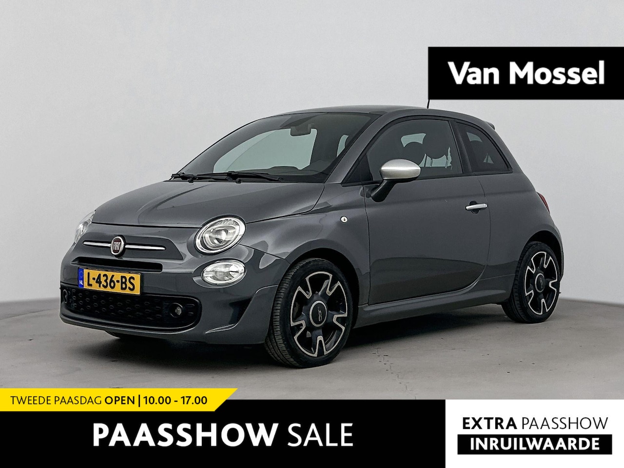 Fiat 500 - 1.0 Hybrid Rockstar | PANO | Cruise Control | Airco | DAB | Bluetooth | - AutoWereld.nl
