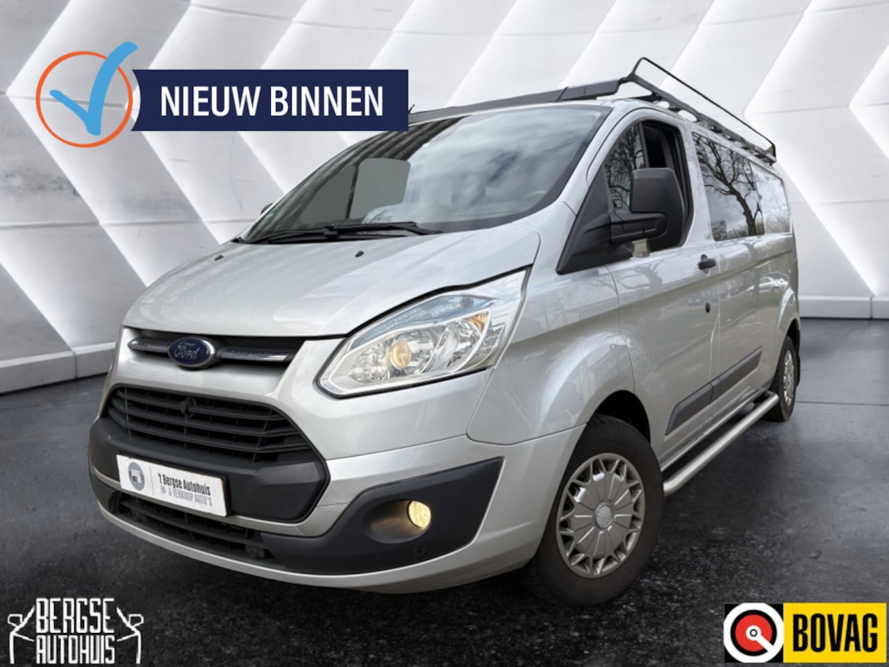 Ford Transit Custom - 290 2.2 TDCI L2H1TDC Airco Lane Pdc DC - AutoWereld.nl