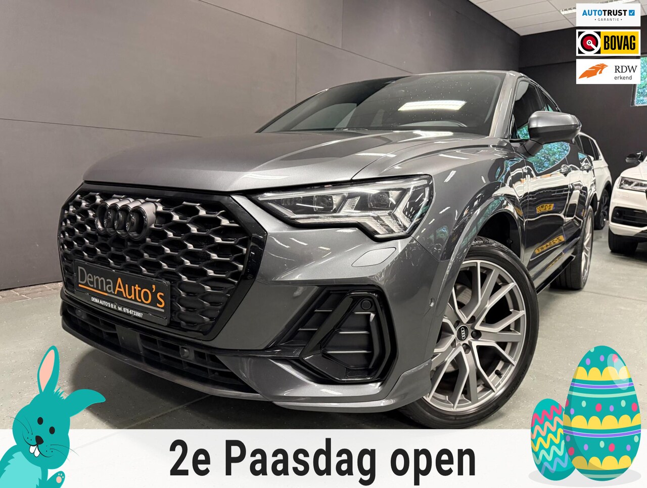 Audi Q3 Sportback - 45 TFSI e 3XS-LINE 20'' SOH-TEST/BLACK-LINE/SFEERVERL/NAVI/DAB/CARPLAY/V-COCKPIT/CAM/KEY-L - AutoWereld.nl