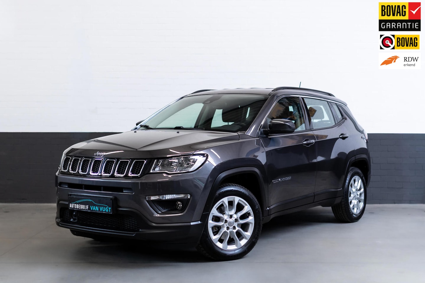 Jeep Compass - 1.3T automaat, 1750 kg trekgewicht, verwarmde stoelen., Apple ect. - AutoWereld.nl