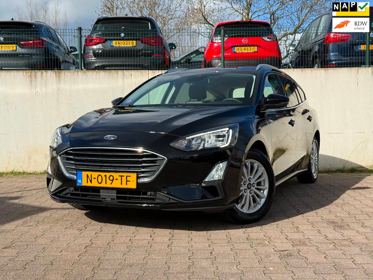 Ford Focus Wagon - 1.0 EcoBoost Titanium X Business/AUTOMAAT/CAMERA/PDC/CARPLAY/CLIMA/CRUISE/NL AUTO/NETTE AU - AutoWereld.nl