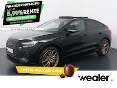 Audi Q4 Sportback e-tron - 45 quattro S Edition 82 kWh | 286 PK | SoH 100% | Trekhaak | Panoramadak | Warmtepomp | He