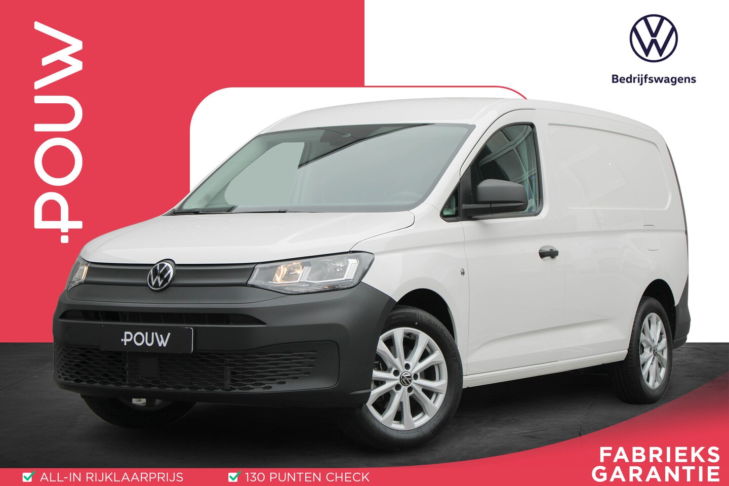 Volkswagen Caddy Cargo Maxi - 2.0 TDI 102pk Comfort | 17" Velgen | Parkeersensoren Achter - AutoWereld.nl