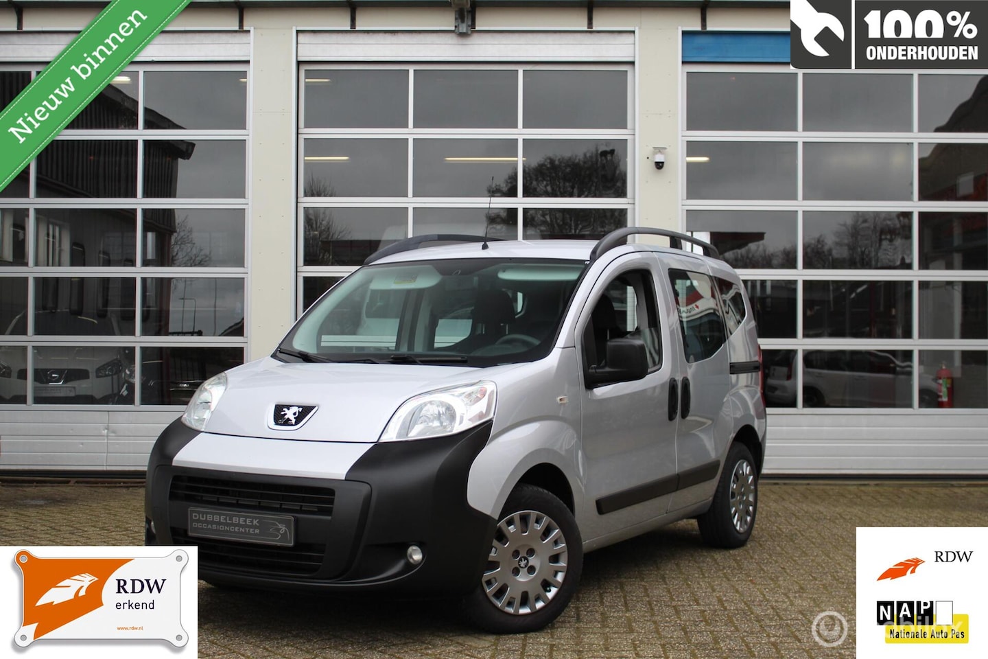 Peugeot Bipper Tepee - 1.4 DUBBELE SCHUIFDEUREN AIRCONDITIONING CRUISE CONTROL CENTRALE VERGRENDELING ELEKTRISCHE - AutoWereld.nl