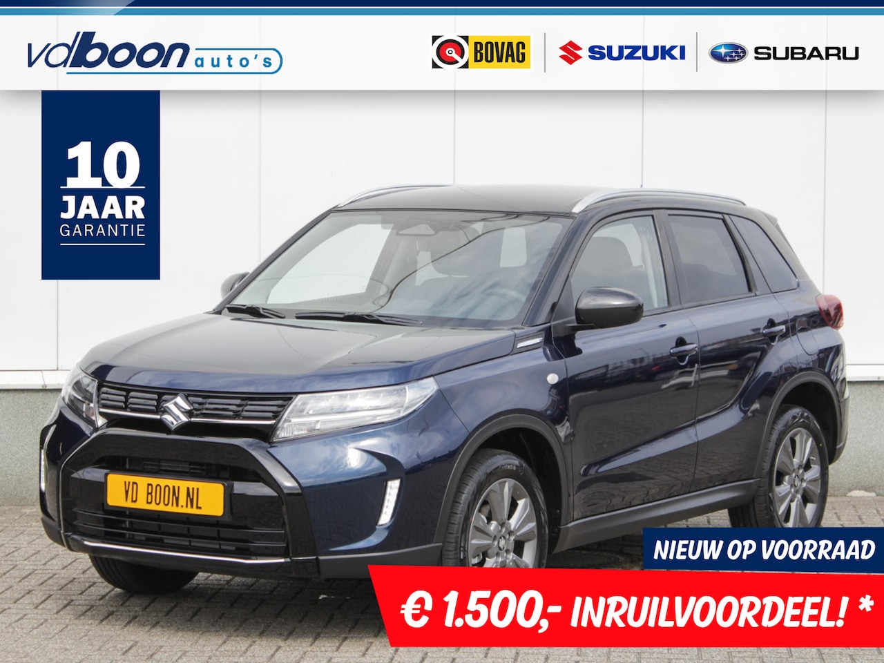 Suzuki Vitara - 1.4 Boosterjet Hybrid Select Automaat | € 1500,- INRUILVOORDEEL!* | Snel rijden! - AutoWereld.nl