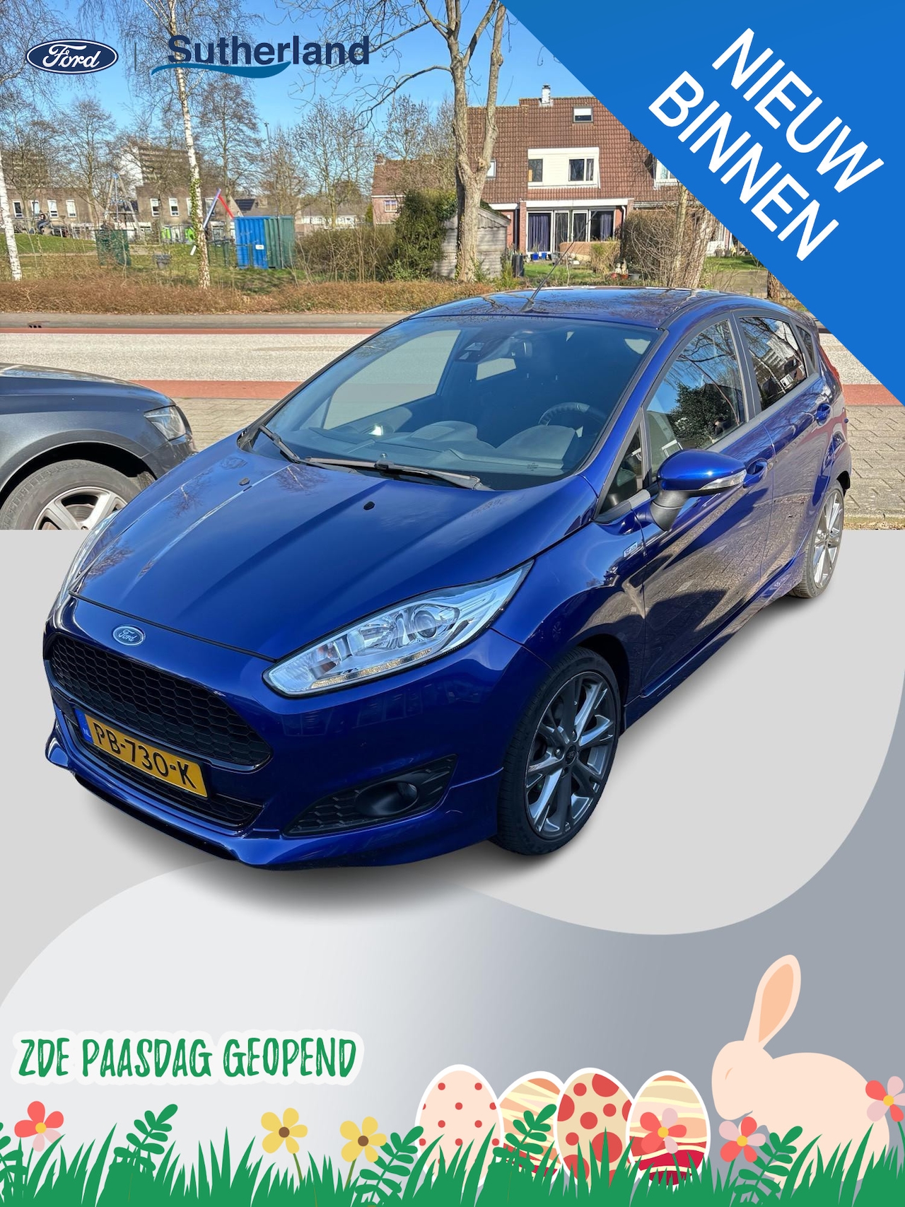 Ford Fiesta - 1.0 EcoBoost ST Line 100pk Achterspoiler | Trekhaak | Cruise control | Voorruit verwarming - AutoWereld.nl