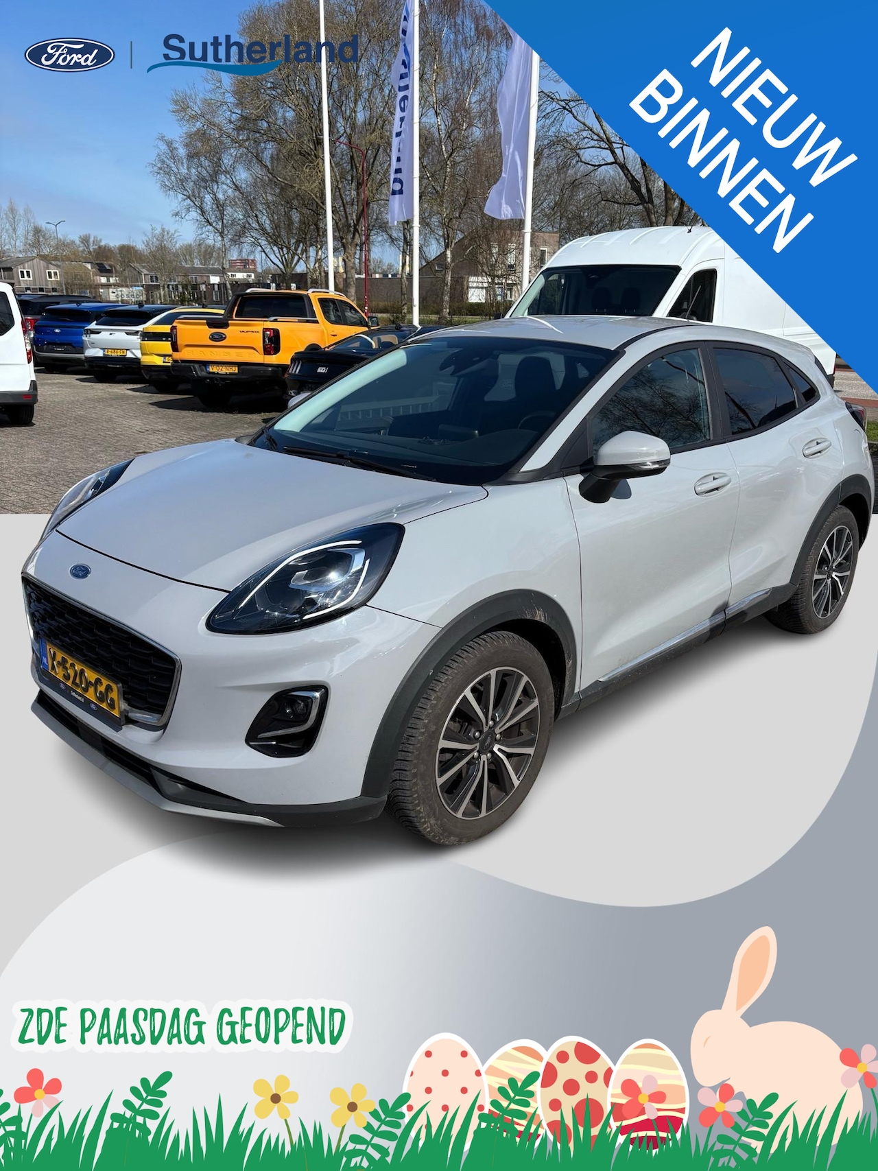 Ford Puma - 1.0 EcoBoost Hybrid Titanium 125pk Trekhaak | Cruise control | Apple Carplay,Android auto - AutoWereld.nl