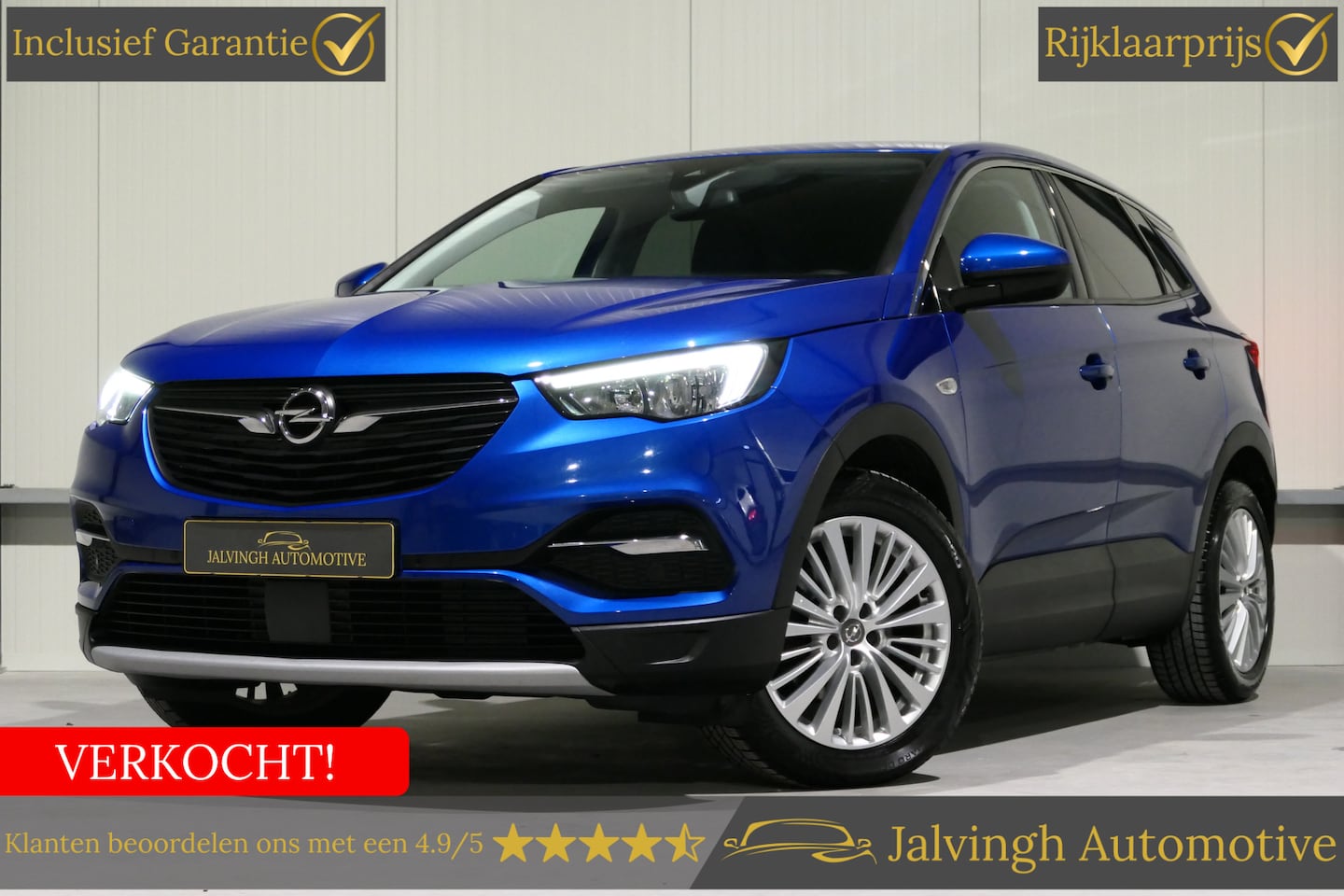 Opel Grandland X - 1.2 Turbo Business Executive |Trekhaak|Keyless|2x PDC|Camera|Leer! - AutoWereld.nl