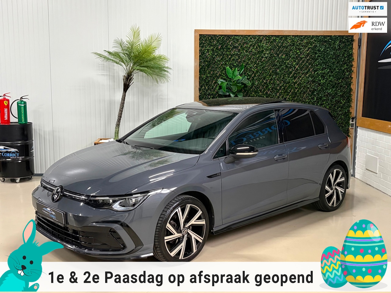 Volkswagen Golf - 1.5 eTSI R-Line|IQ|Pano|ACC|Alarm|Keyless|Trekhaak - AutoWereld.nl
