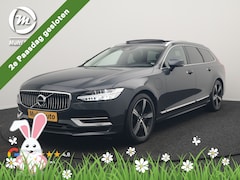 Volvo V90 - T8 AWD Inscription PHEV 394pk Dealer O.H | Trekhaak af Fabriek | Panodak | Adaptive Cruise