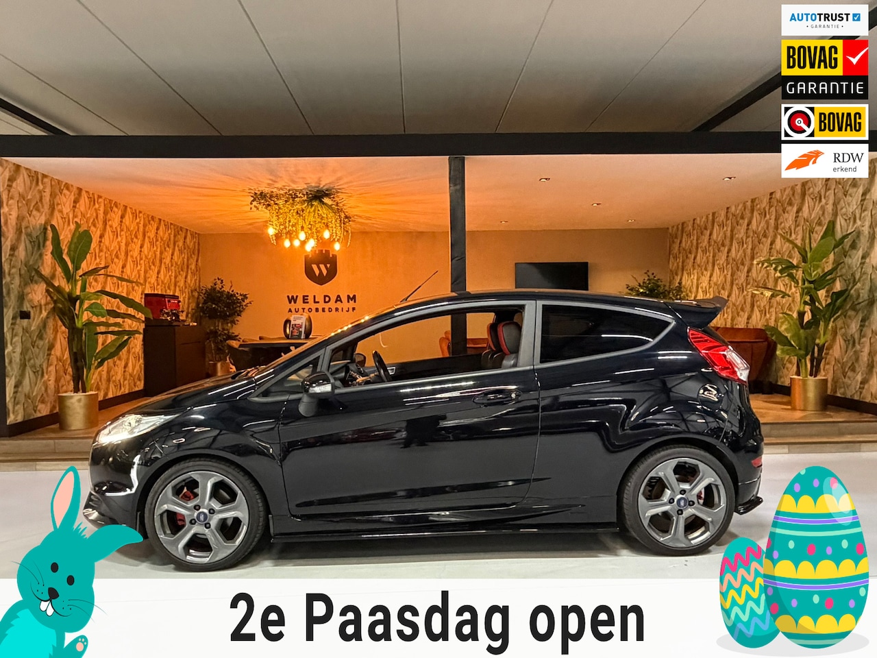 Ford Fiesta - 1.6 ST2 *Uniek* Garantie Maxton Pakket Getuned 295PK StoelVW Leder Cruise Airco Led Rijkla - AutoWereld.nl