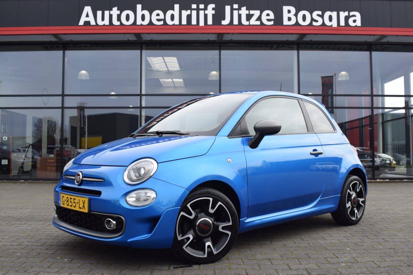 Fiat 500 - 0.9 TwinAir Turbo Sport Half Leder | Sportstoelen | Full Map Navi | Airco - AutoWereld.nl