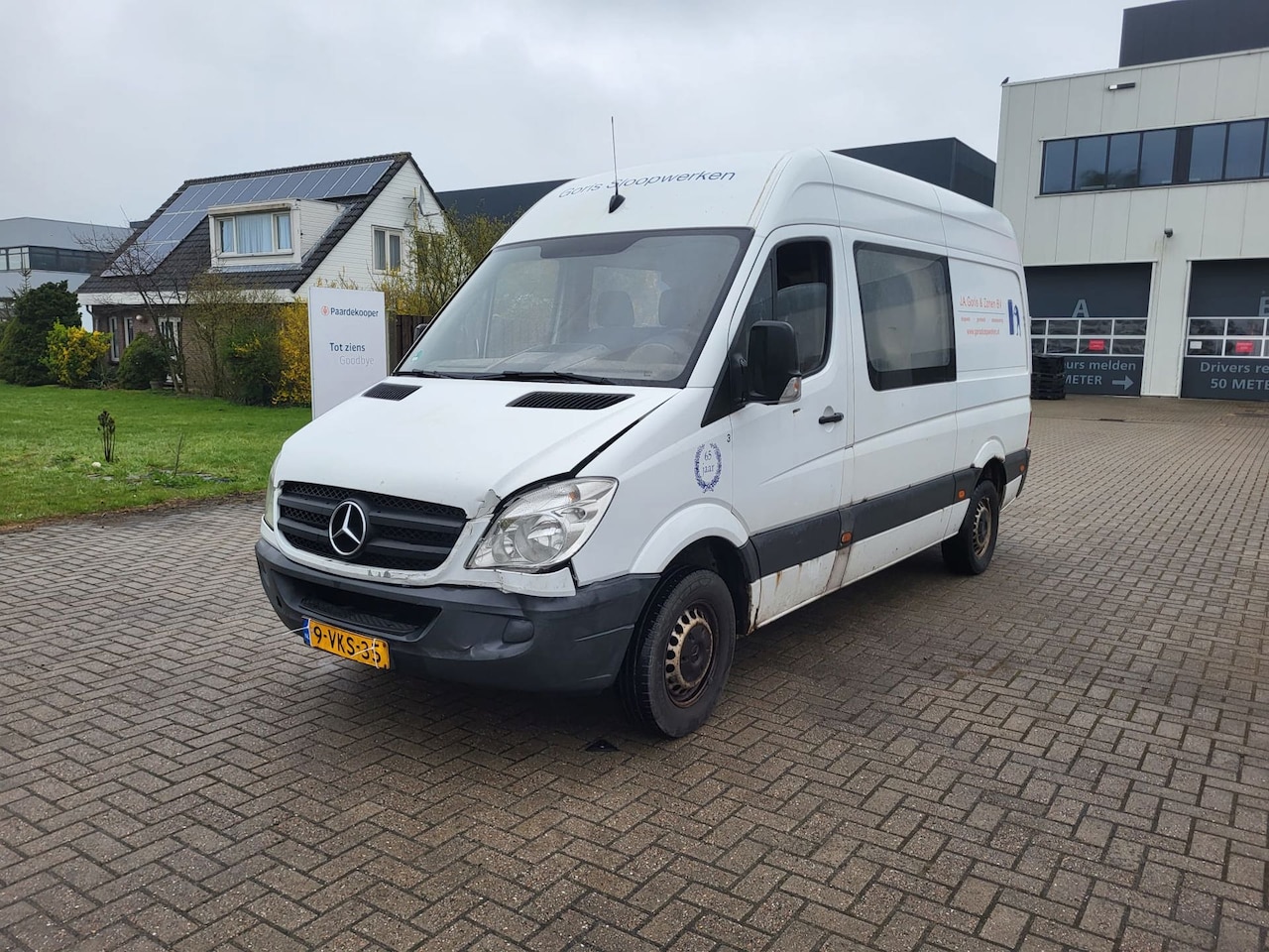 Mercedes-Benz Sprinter - 209 2.2 CDI 366 DC Dubbel Cabine Lang Hoog Wit 2007 - AutoWereld.nl