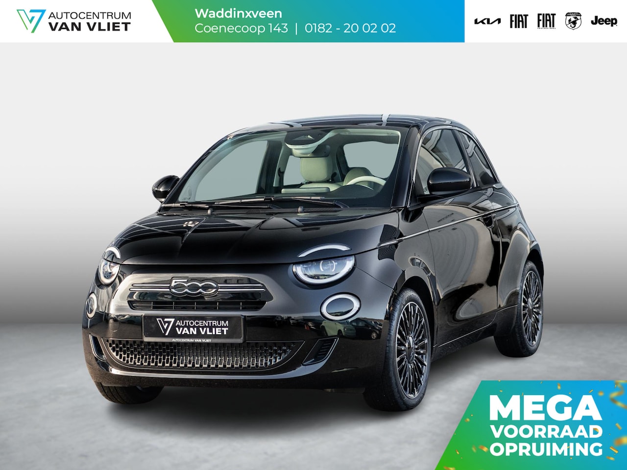 Fiat 500 - Hybrid Collezione | Clima | LED | PDC | JBL Premium Audio | 17" | Camera | BSM | Canneloni - AutoWereld.nl