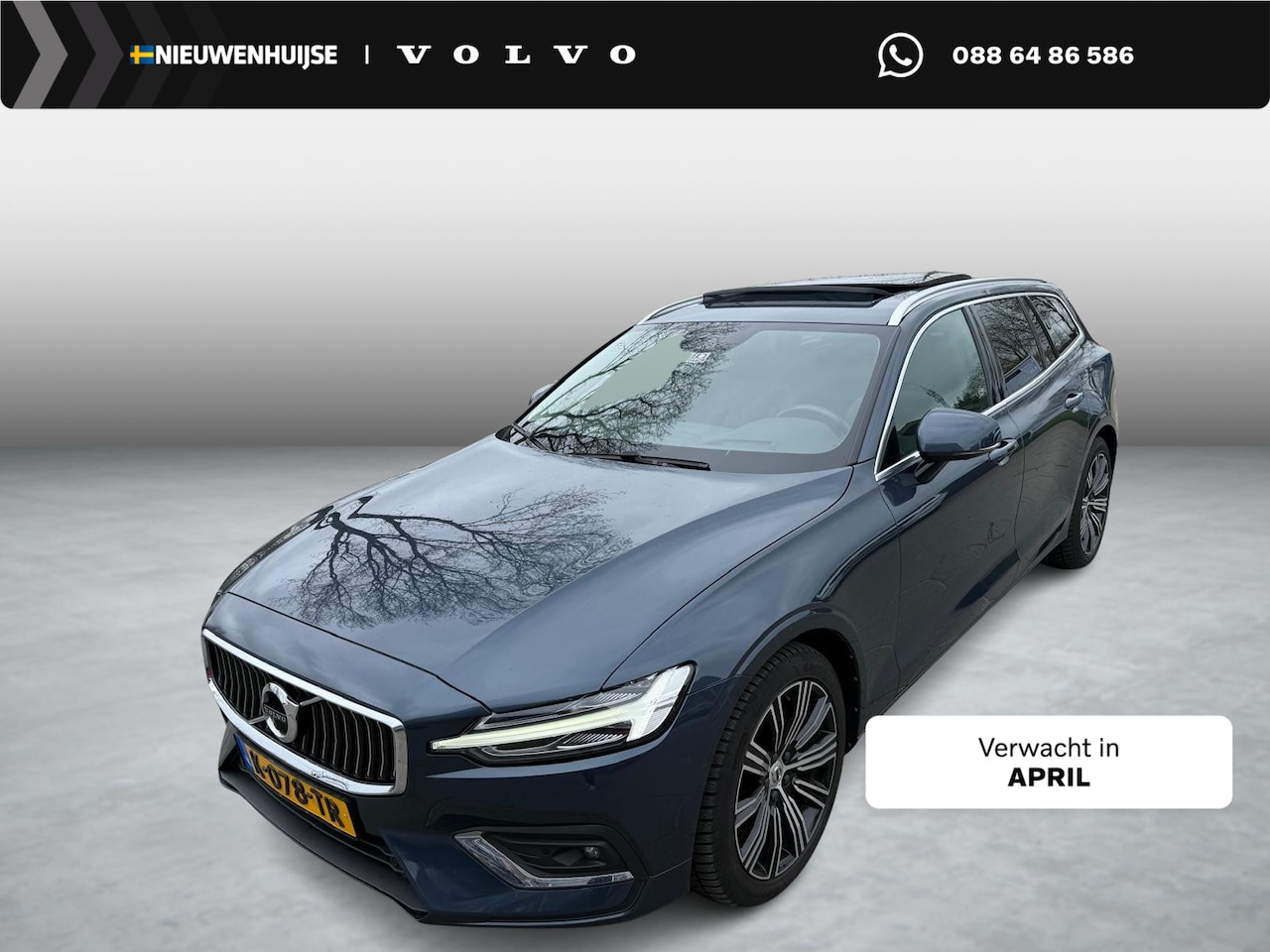 Volvo V60 - 2.0 B3 Inscription | Head-up Display | Panoramadak | Trekhaak | 360 Graden Camera | Harman - AutoWereld.nl