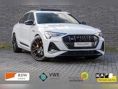 Audi e-tron Sportback - 55 quattro edition 95 kWh PANORAMADAK White & Black s-line