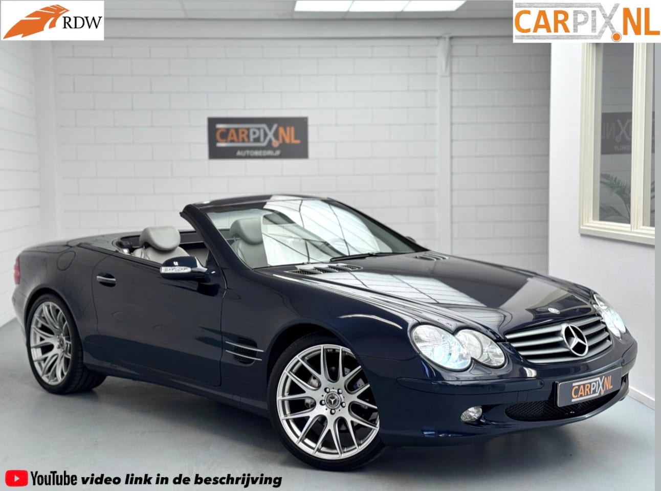 Mercedes-Benz SL-klasse Cabrio - 350 2003, 245pk, 20", Achtercamera - AutoWereld.nl