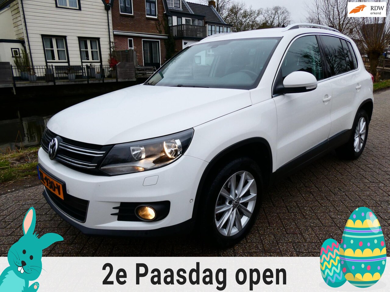 Volkswagen Tiguan - 1.4 TSI Sport&Style 161pk 2e eig. Clima Navi Trekhaak 1800kg - AutoWereld.nl