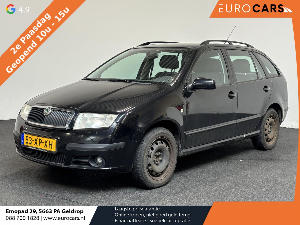 Skoda Fabia Combi - 1.4-16V Spirit+ HANDEL/EXPORT Cruise controle Elektrische ramen Airco Lederen stuurwiel - AutoWereld.nl