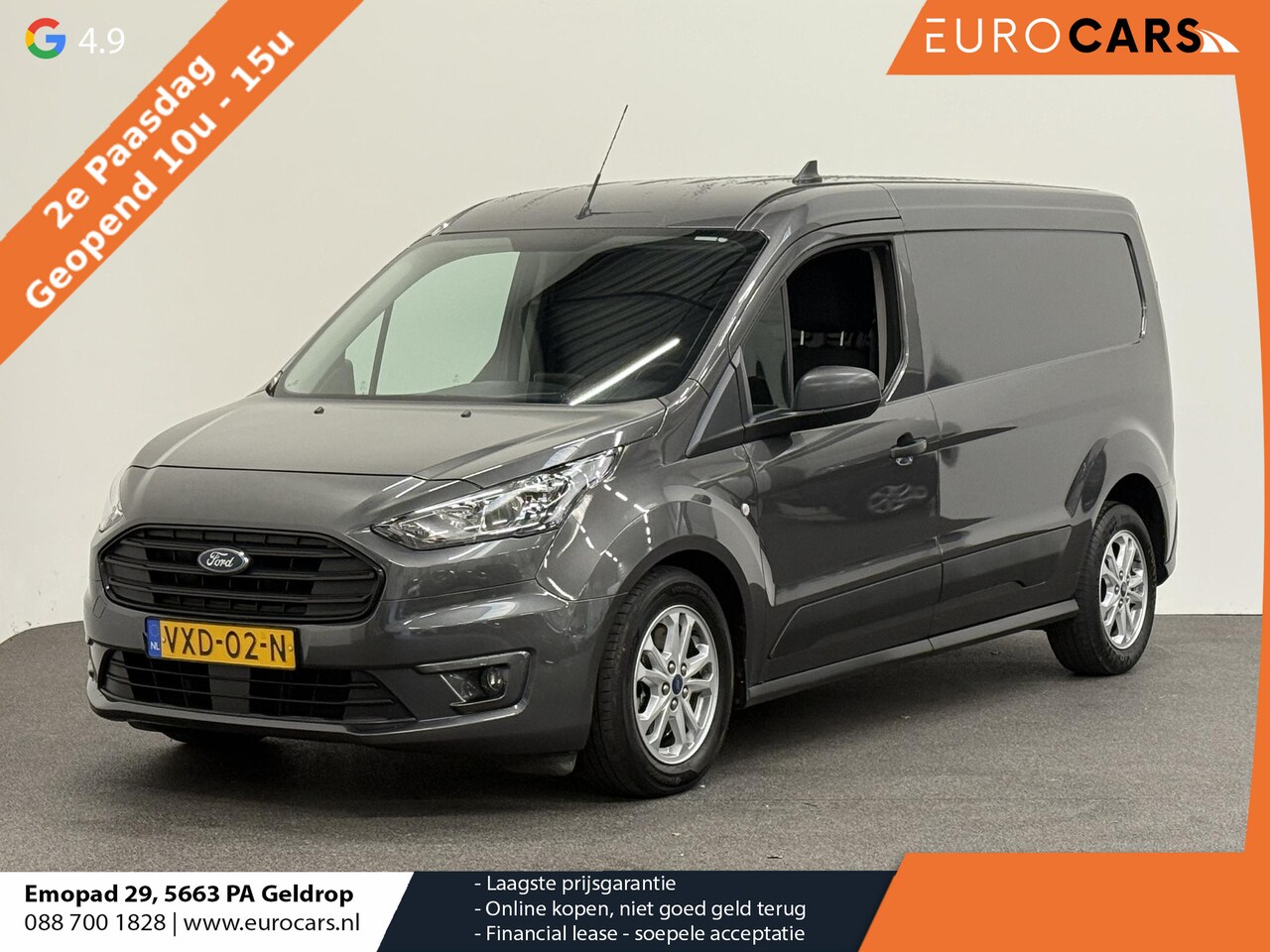 Ford Transit Connect - 1.5 EcoBlue L2 Trend GERESERVEERD Automaat Navi Airco PDC Achter Cruise Control 3Zits Came - AutoWereld.nl