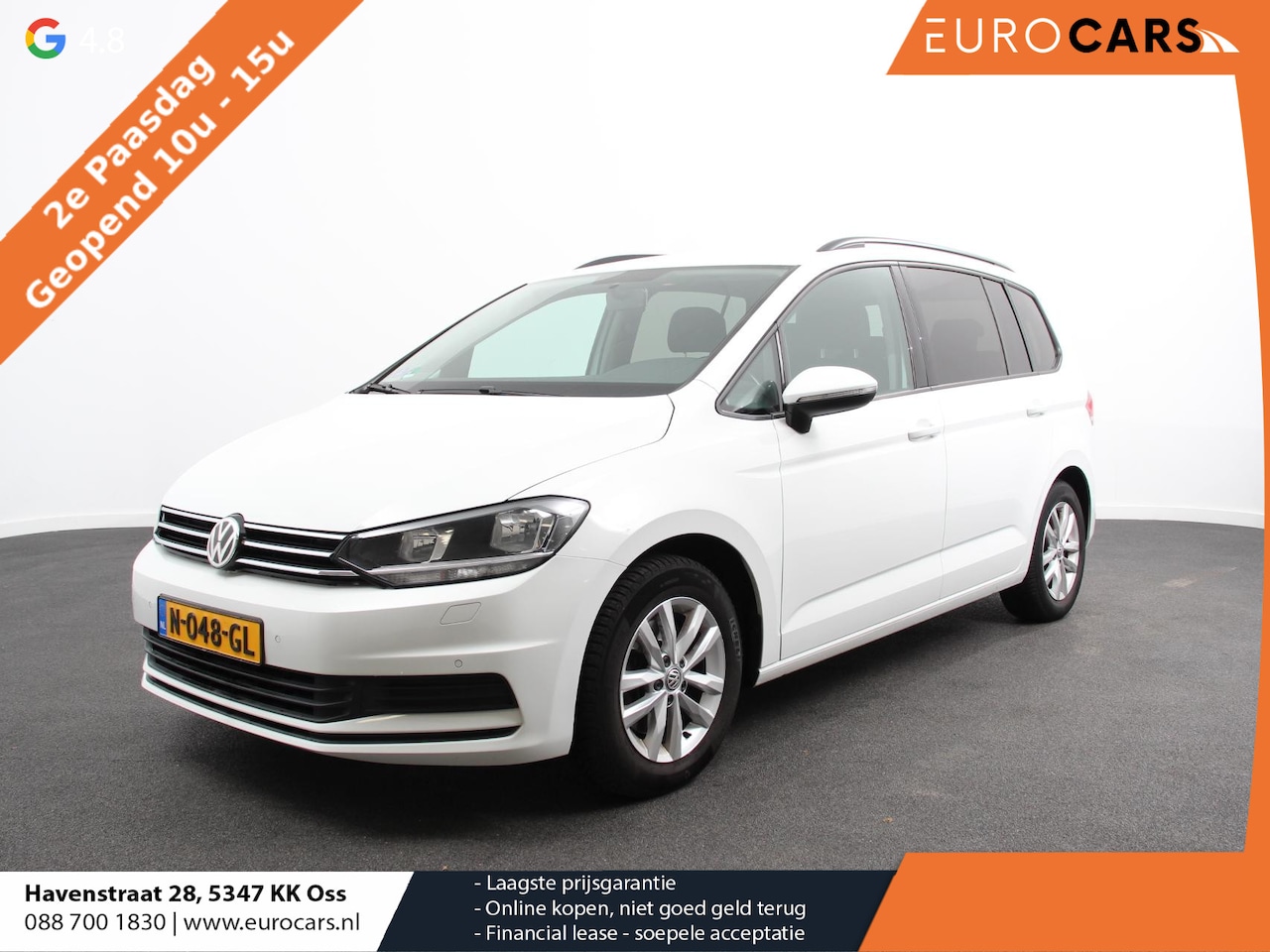 Volkswagen Touran - 1.4 TSI DSG Highline 7p Airco | Cruise control | Radio | Stoelverwarming | Bluetooth | Par - AutoWereld.nl