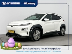 Hyundai Kona Electric - EV FASHION 64 kWh <| SoH 95, 2 % | TREKHAAK | DODEHOEK DETECTIE | PDC | 3 FASEN | WARMTEPO