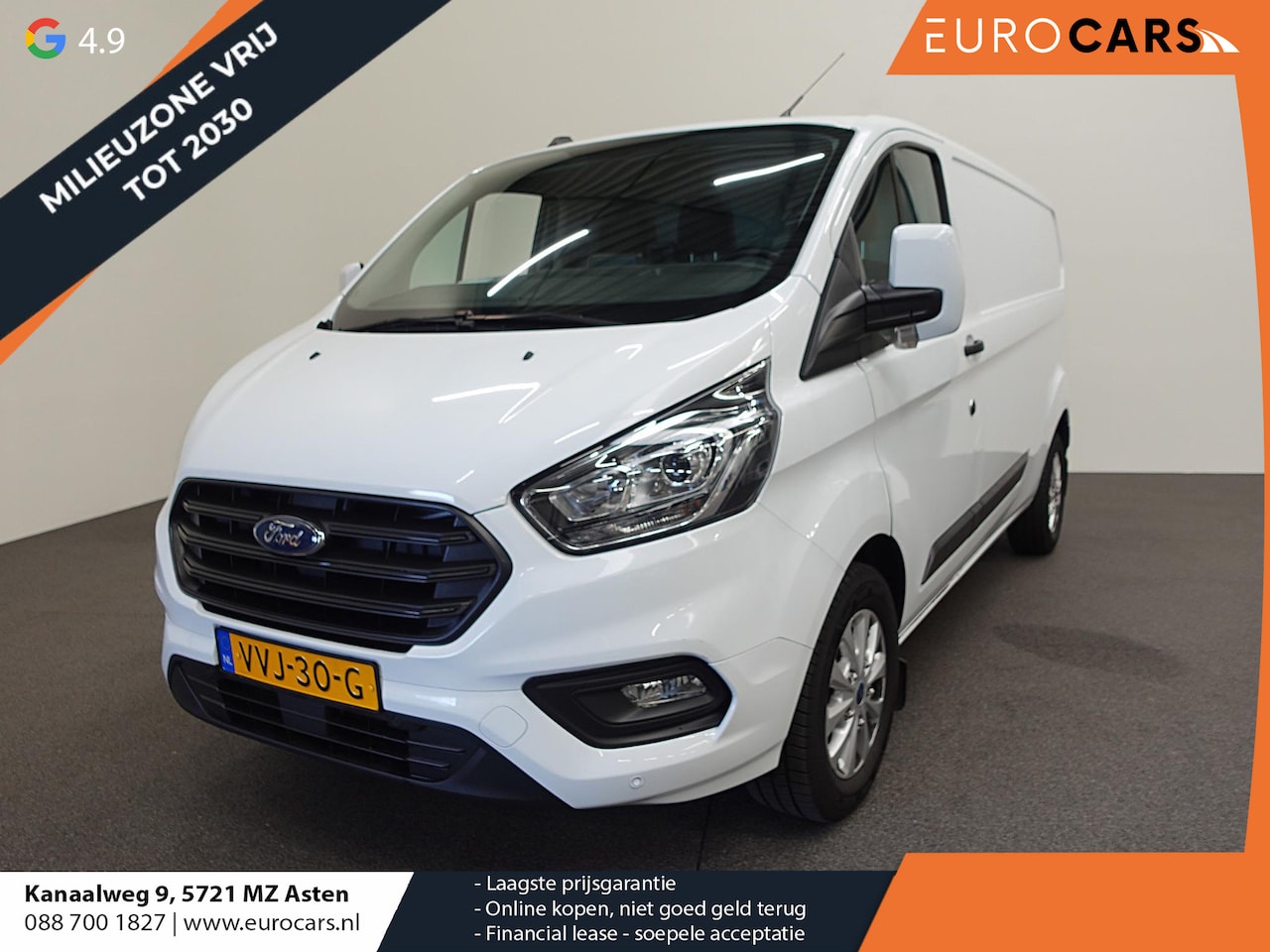 Ford Transit Custom - 300 2.0 TDCI L2H1 Trend Automaat Navigatie Camera Airco Bluetooth Trekhaak - AutoWereld.nl
