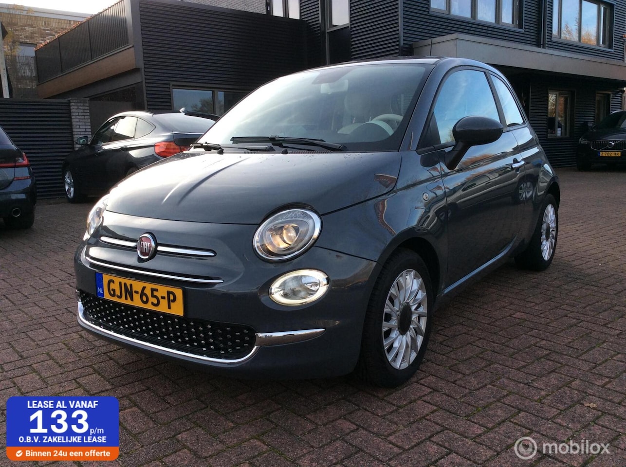 Fiat 500 - 1.0 Hybrid Rockstar Groot Nav 15"Lm Vlg Boekjes Carplay - AutoWereld.nl