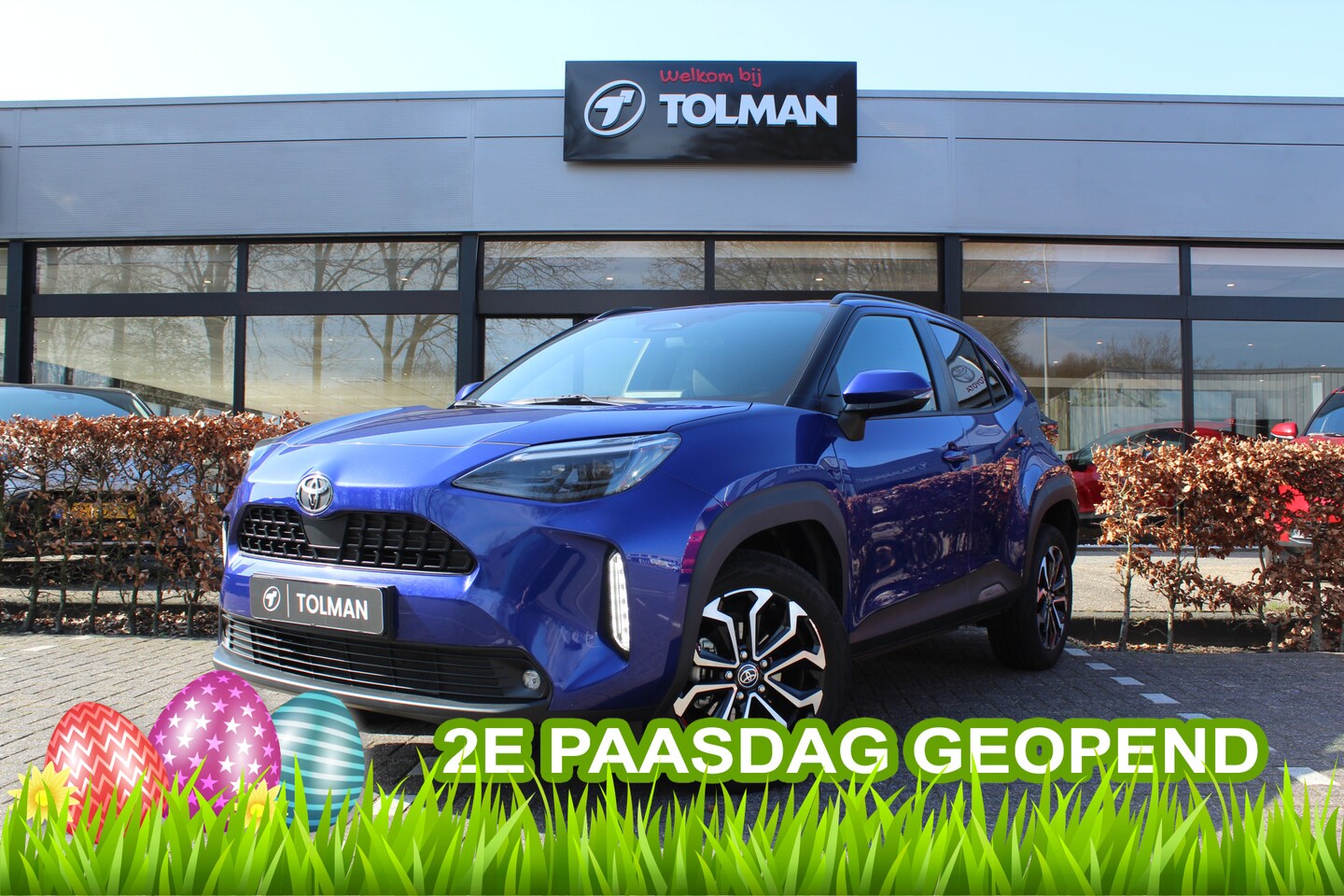 Toyota Yaris Cross - 1.5 Hybrid 115 Dynamic 2e Paasdag open van 10:00 - 15:00 | Rijklaar | Navi | Apple/Android - AutoWereld.nl