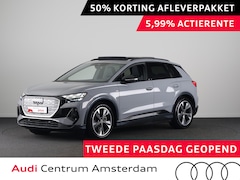 Audi Q4 e-tron - 40 Launch edition S Competition 77 kWh 204pk | SOH 94% | Panoramadak| Navigatie | Parkeerc