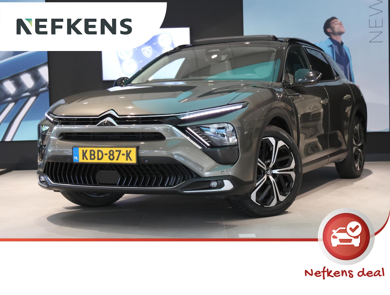 Citroën C5 X - 1.6 Plug-in Hybrid 225 Shine | Panoramisch schuifdak | Lederen comfortstoelen met massage, - AutoWereld.nl