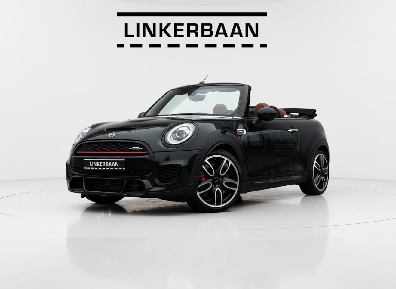 MINI Cabrio - 2.0 John Cooper Works | Vol opties | H&K | Head Up | Leder | 18 inch | - AutoWereld.nl