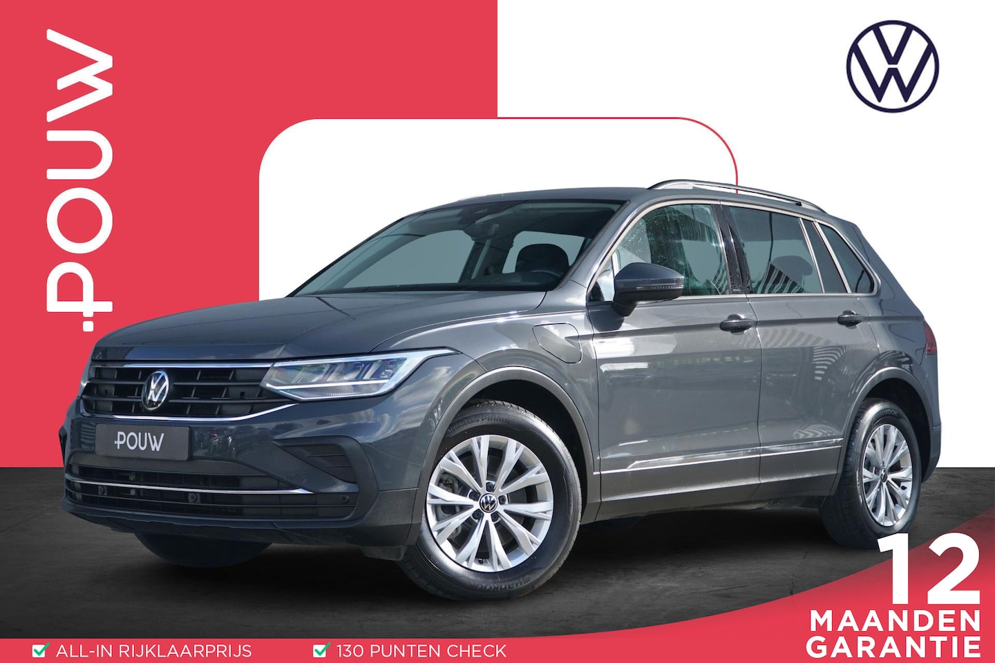 Volkswagen Tiguan - 1.4 TSI 245pk eHybrid Life Business | Adaptive Cruise | Achteruitrijcamera | Navigatiesyst - AutoWereld.nl