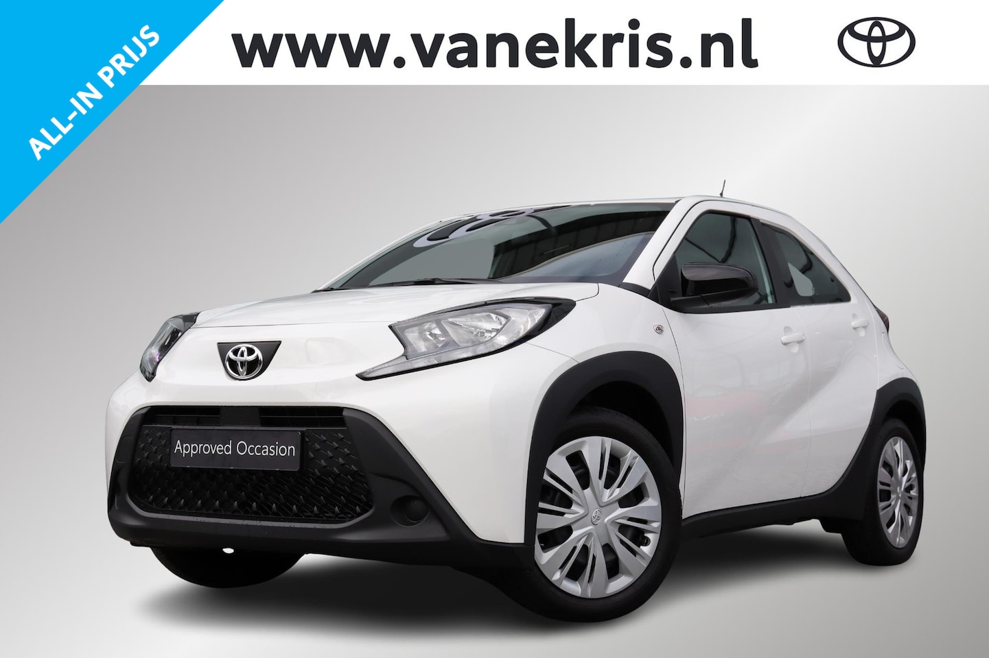 Toyota Aygo X - 1.0 VVT-i MT play 1.0 VVT-i MT Play, Apple Carplay, Android Auto, Cruise Control, Camera, Airco! - AutoWereld.nl
