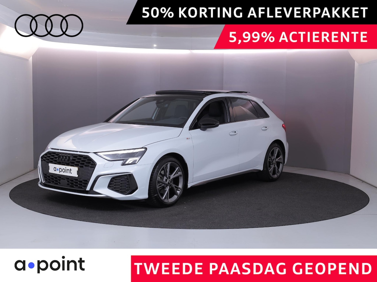 Audi A3 Sportback - 30 TFSI S edition 110 pk S-tronic | Verlengde garantie | Navigatie | Panoramadak | Parkeer - AutoWereld.nl