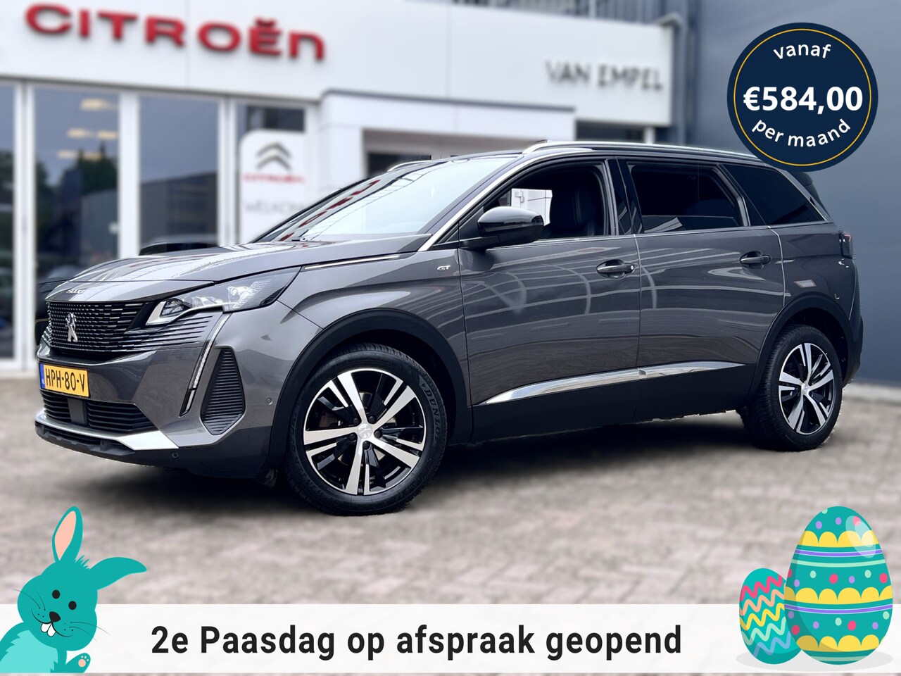 Peugeot 5008 - PT180 pk GT Automaat 7P. | Trekhaak | Camera | Elek. Achterklep | Adaptive Cruise - AutoWereld.nl