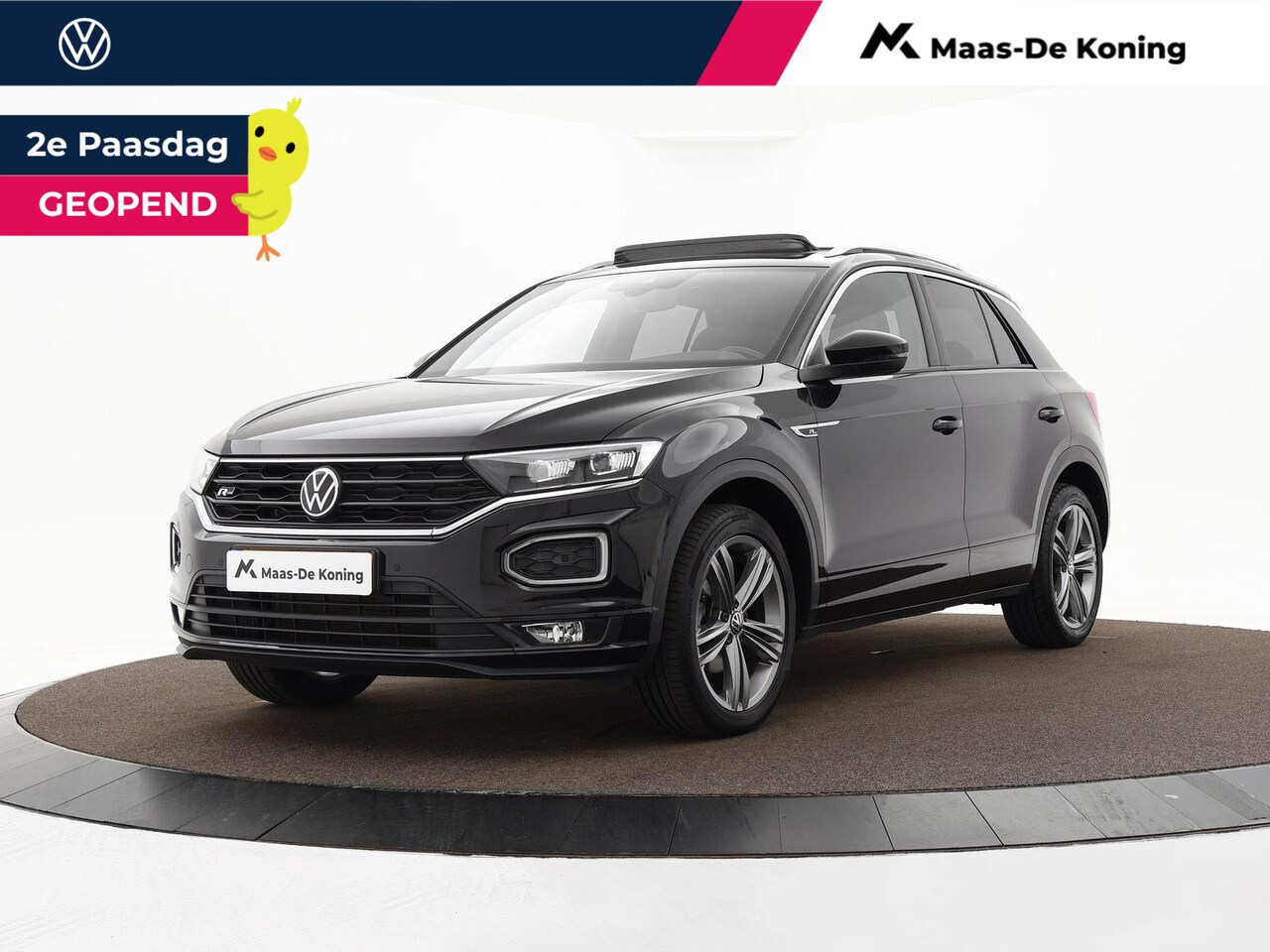 Volkswagen T-Roc - 1.5 TSI 150pk DSG R-line Sport · Camera · Panoramadak · Apple/Android Car Play · Alarm · T - AutoWereld.nl